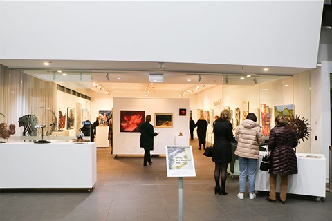 The Q exhibition space