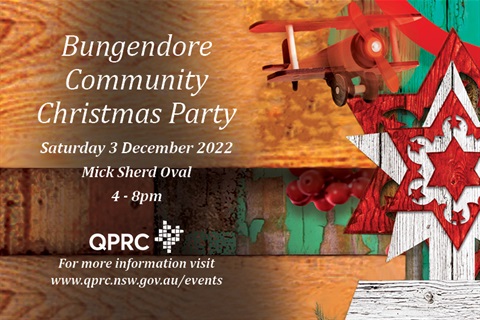 Bungendore Community Christmas Party banner