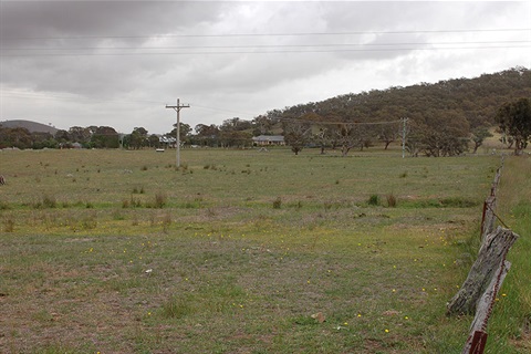 Photo of proposed location for Memorial Park