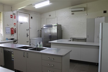 Queanbeyan Showground grandstand kitchen