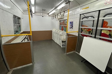 Henderson Road train carriage - interior