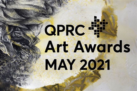 Close up image of 2021 QPRC Art Awards poster