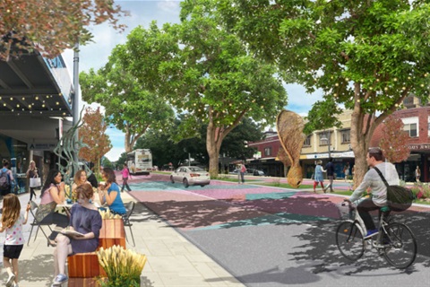 Artist's impression of Monaro Street