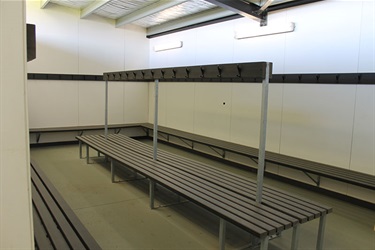 Change rooms at Duncan Fields