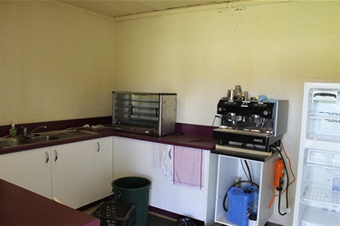Halloran Oval - interior of canteen/kitchen