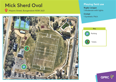 Map of Mick Sherd Oval