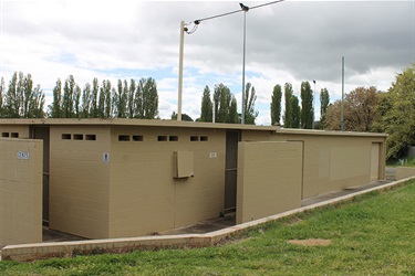 Changerooms and toilets at Blundell Park