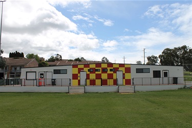 Exterior of changeroom/toilet block at High Street Playing field