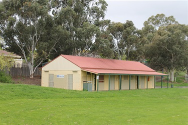 Changerooms and toilets at Letchworth Playing Field