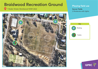 Braidwood Recreation Ground Map