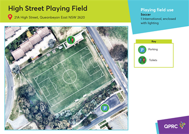 High Street Playing Field Map