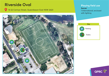 Riverside Sports Ground map