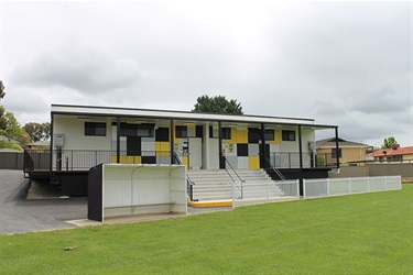 Changerooms and toilets at Margaret Donoghoe Oval