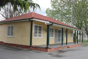 Exterior of changeroom at Brad Haddin Oval