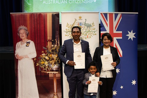 New Australian citizens at ceremony held in Queanbeyan