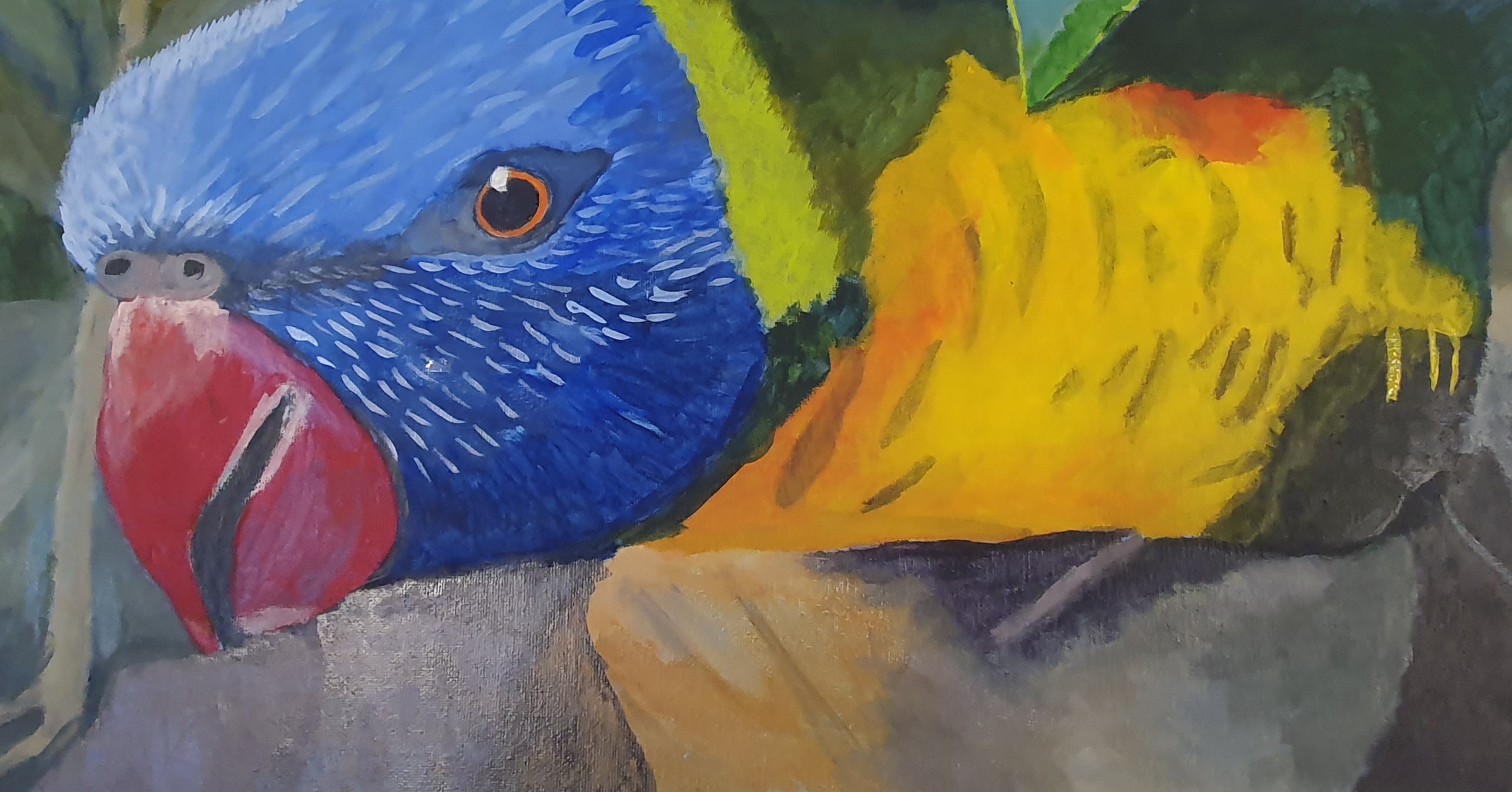 Rainbow Lorikeet painting