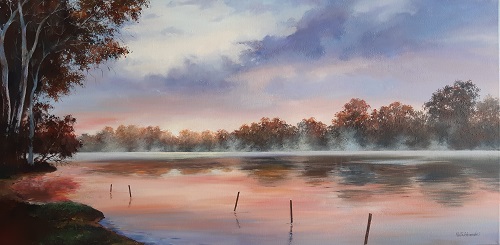 Marion Schumacher - artwork of Murray River