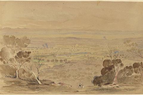 Approach to Queanbeyan - HG Lloyd