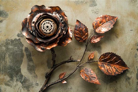 Steampunk rose
