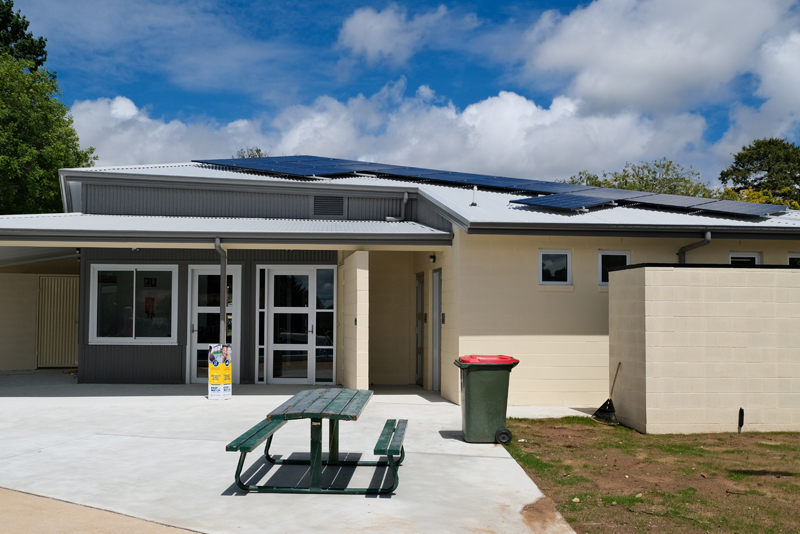 Completed change rooms Braidwood pool