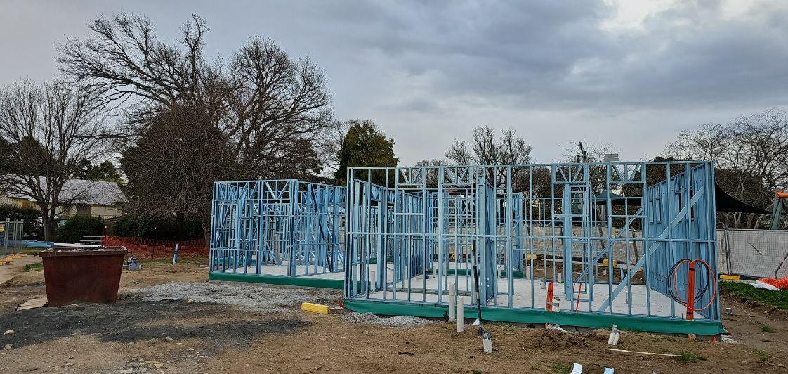 Braidwood Pool - Changeroom progress