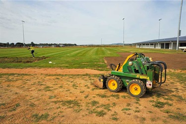 Bungendore Sports Hub - fields and pavilion progress - March 2024