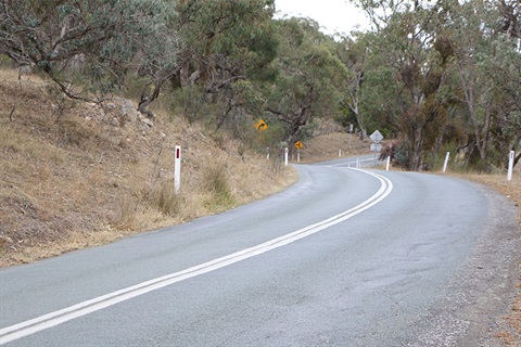 Burra Road s bends