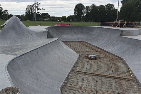 Progress work on new skate park in Braidwood