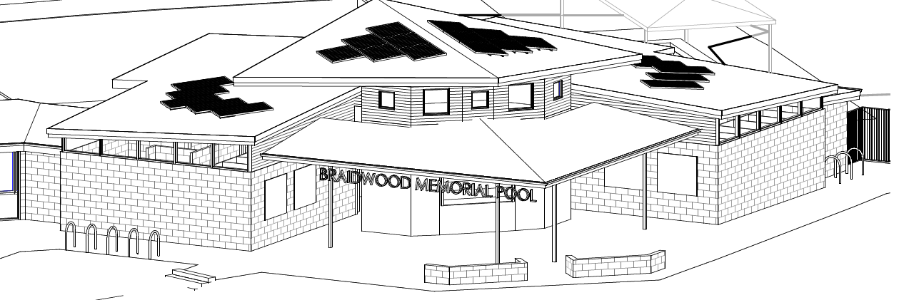 Concept image for the Braidwood pool