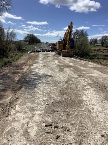 Work on approaches to Honeysuckle Bridge replacement