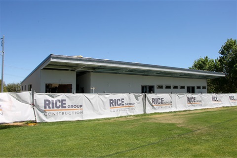 Construction of new amenities block at Wright Park