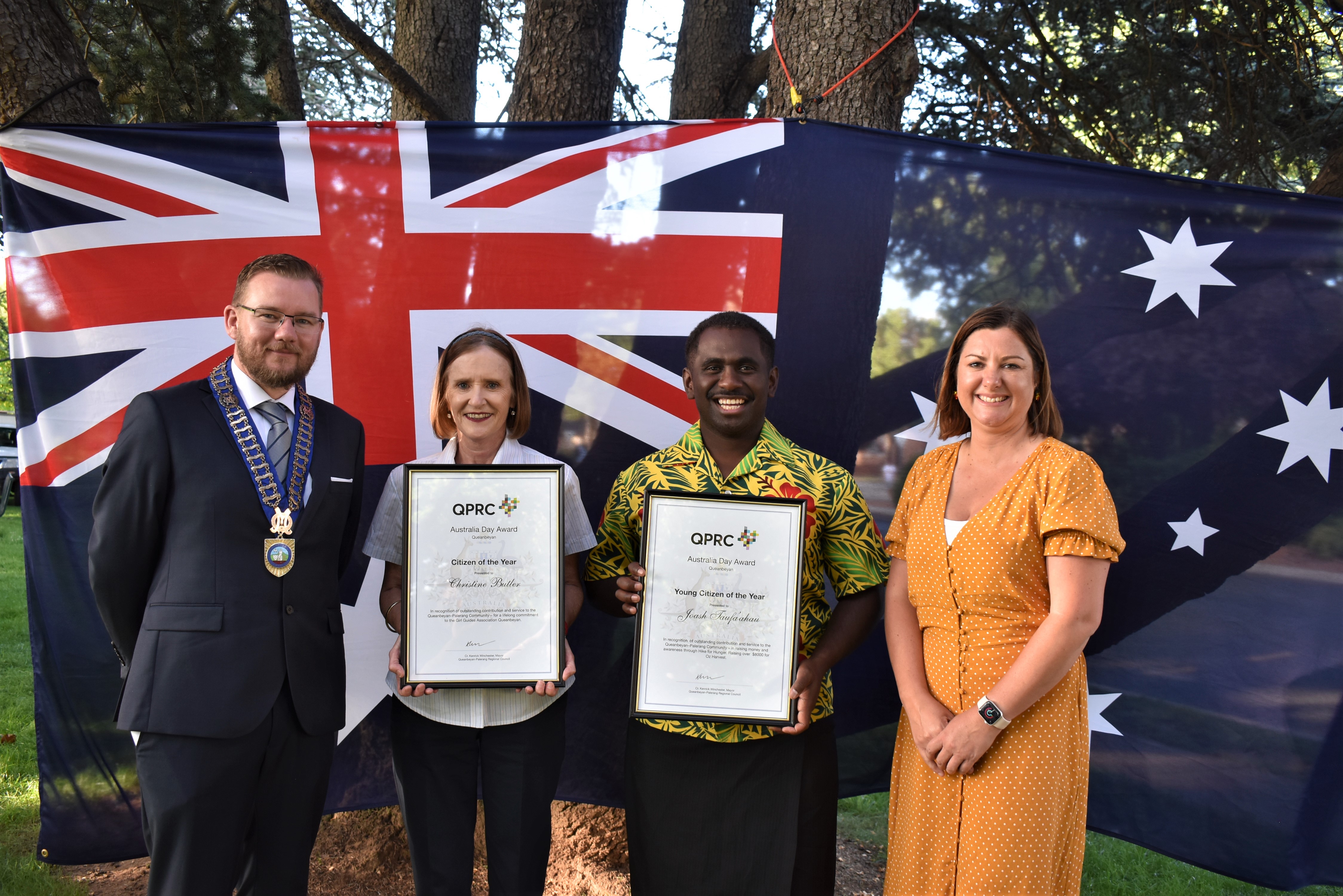 Australia Day 2022 Award Recipients Queanbeyan