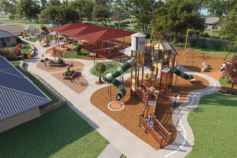 Bungendore Park Playground updated concept design image
