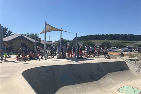 Bungendore Skate Park photo from Youth Week 2017