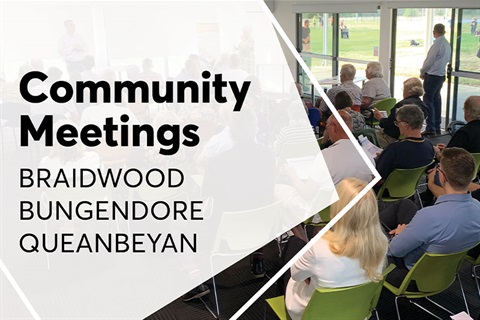 Community meeting in Bungendore