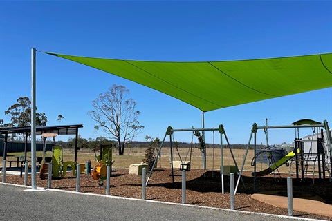 Playground equipment at Nerriga Recreation Ground