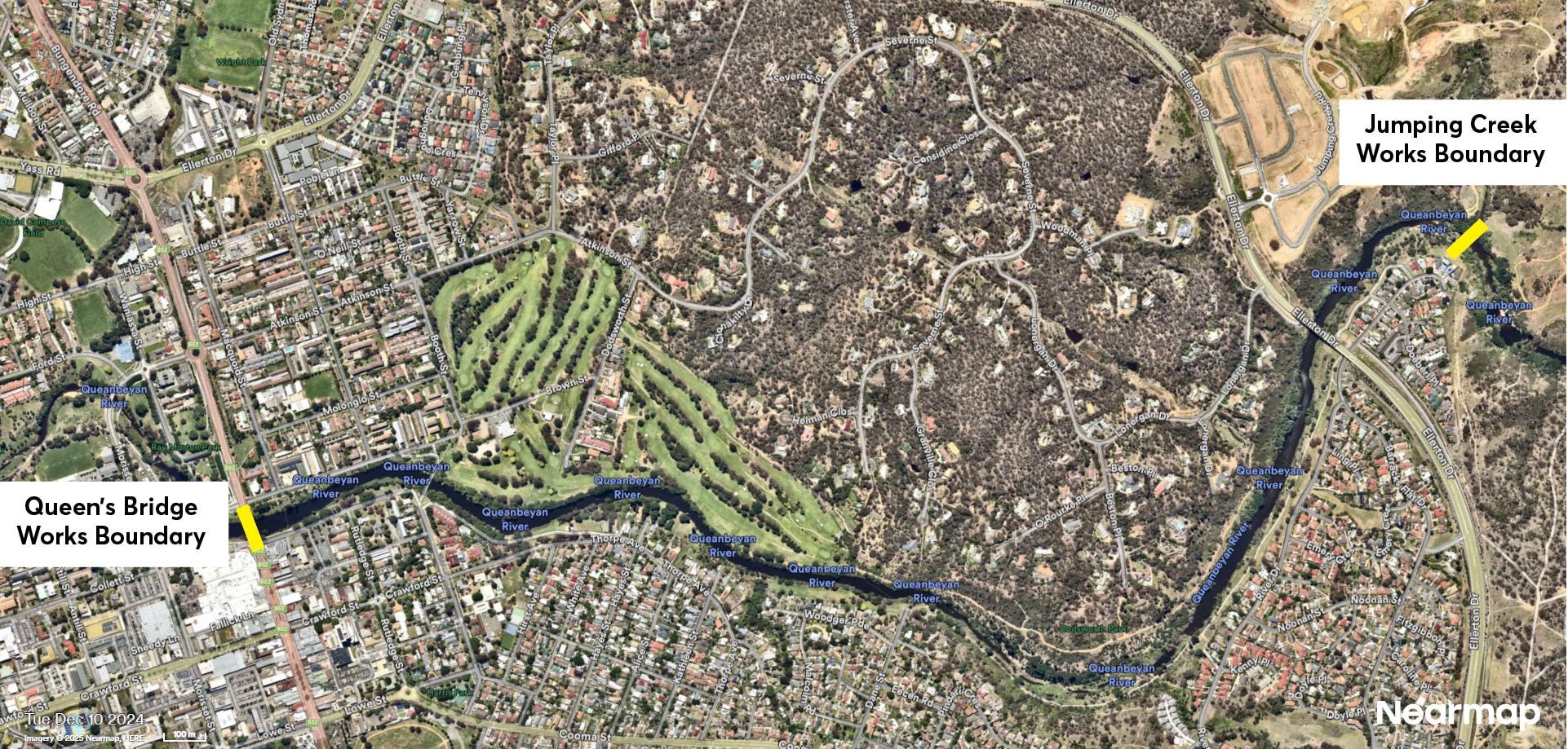 Works map Qbyn river rehab