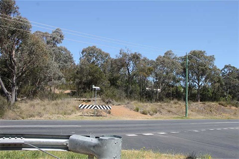 Roadworks marked for Southbar and Tharwa Roads