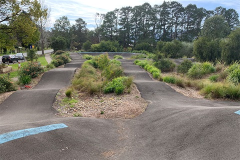 A small pump track